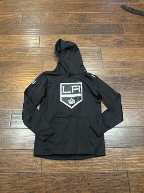 NHL Los Angeles Kings Youth Black Fleece Pullover Hoodie